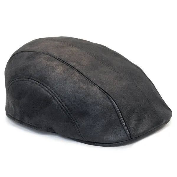 Henschel - Faux Leather 6 Panel Driver Cap