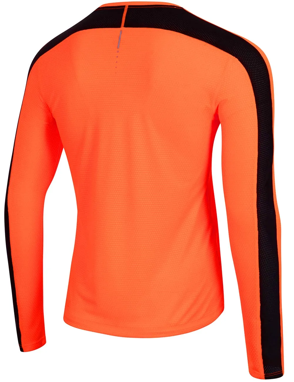 Herren Funktions Laufshirt Langarm Pro Line Orange-Schwarz Setprodukt