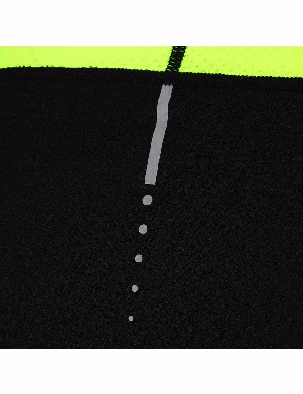 Herren Funktions Laufshirt Langarm Pro Line Schwarz-Neon Setprodukt