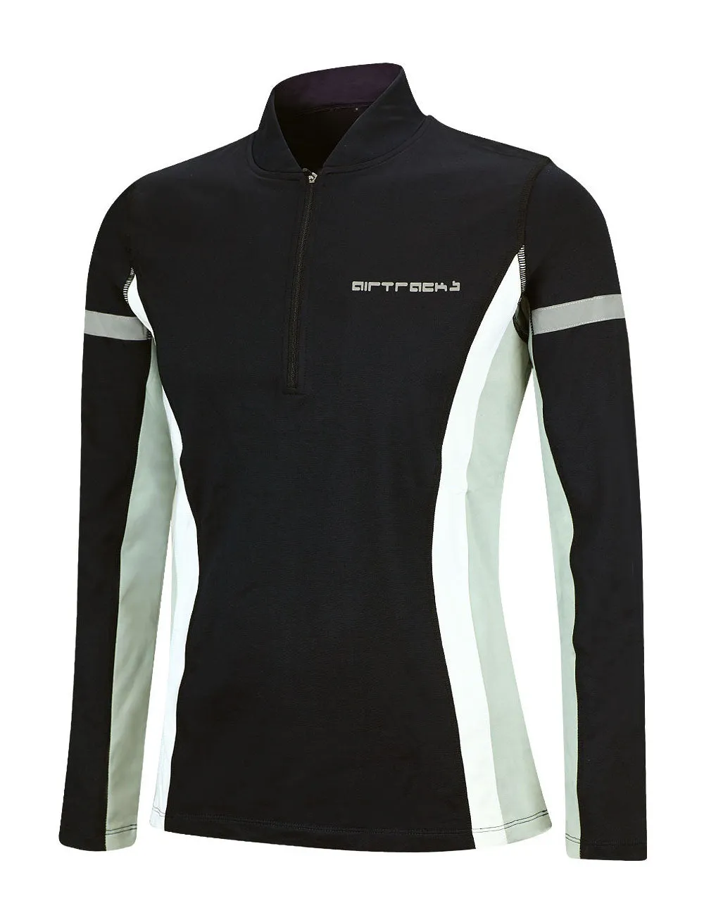 Herren Thermo Laufshirt Langarm Schwarz Setprodukt