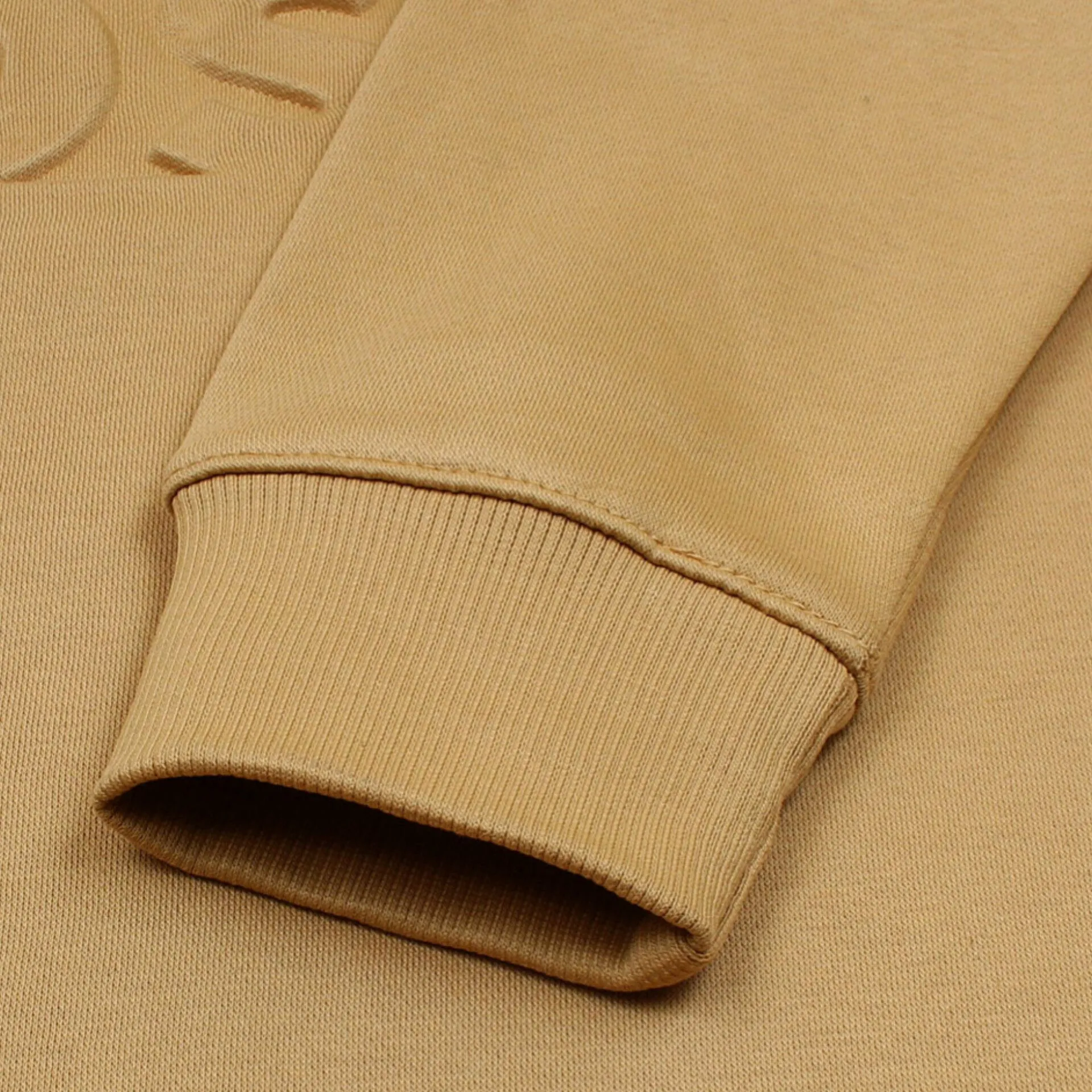 HU - Men 'Beige' Boss Embossed Logo Fleece Sweatshirt HU599