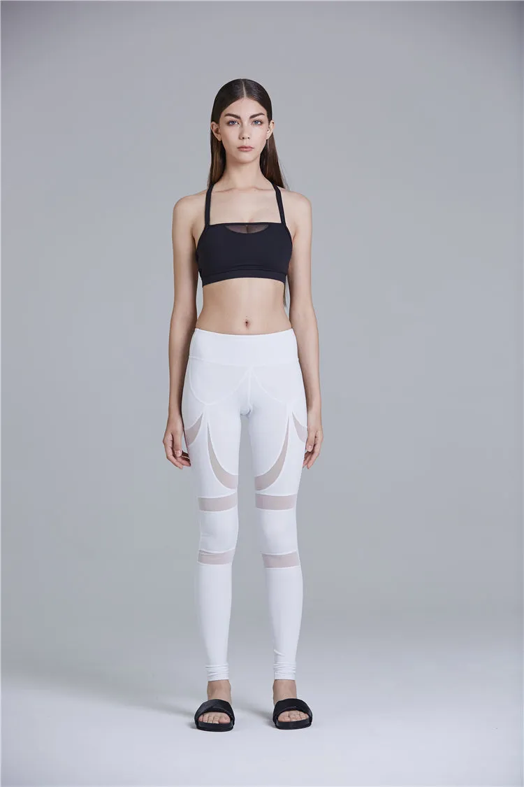 IRIS BRA, BLACK/BLACK MESH