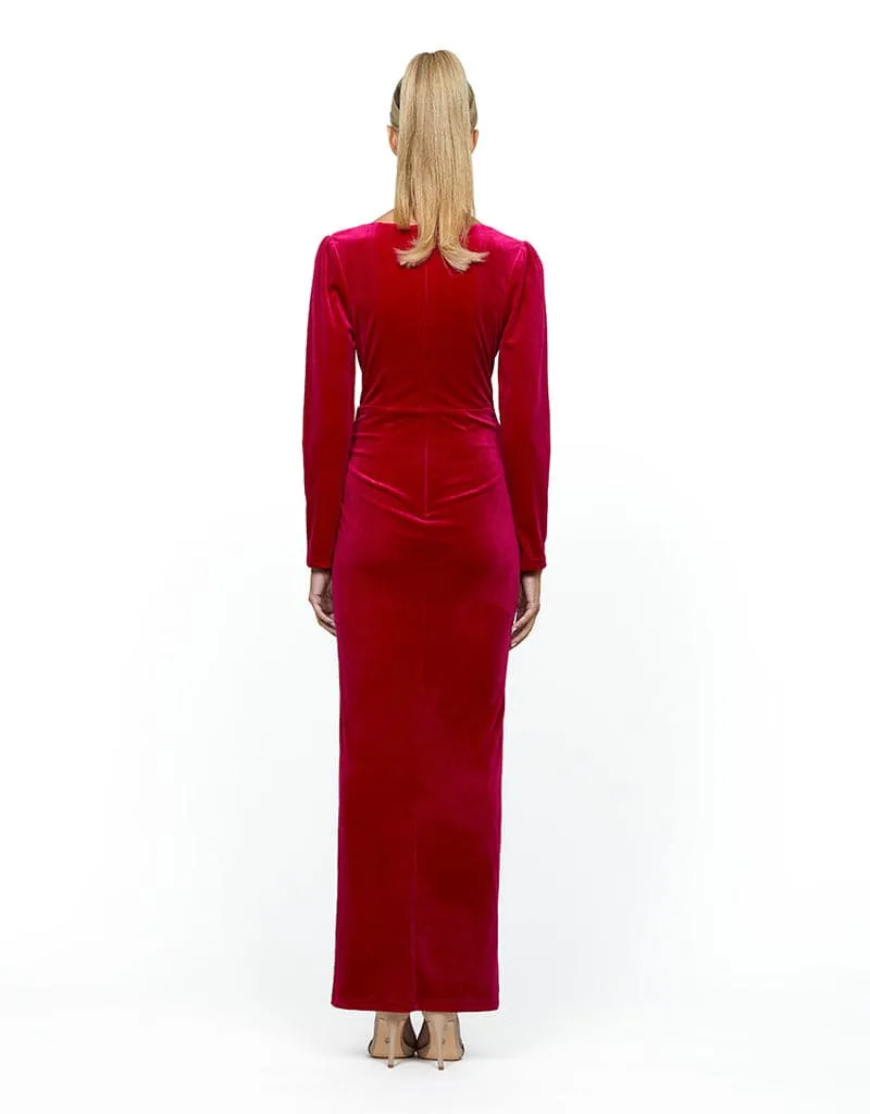 ISLA LONG SLEEVED MAXI DRESS BL54D05L