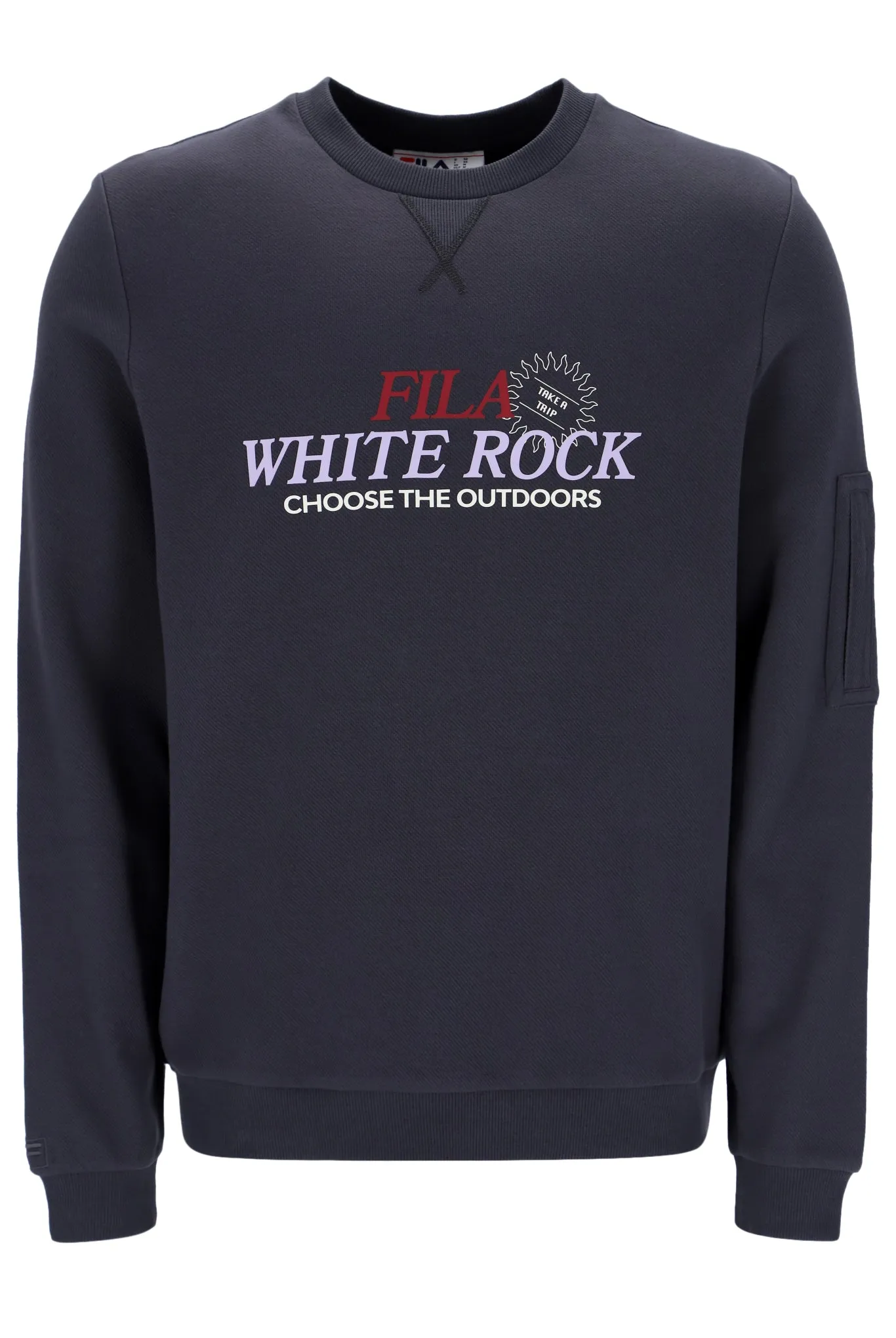 John Sleeve Pocket Crew Sweatshirt