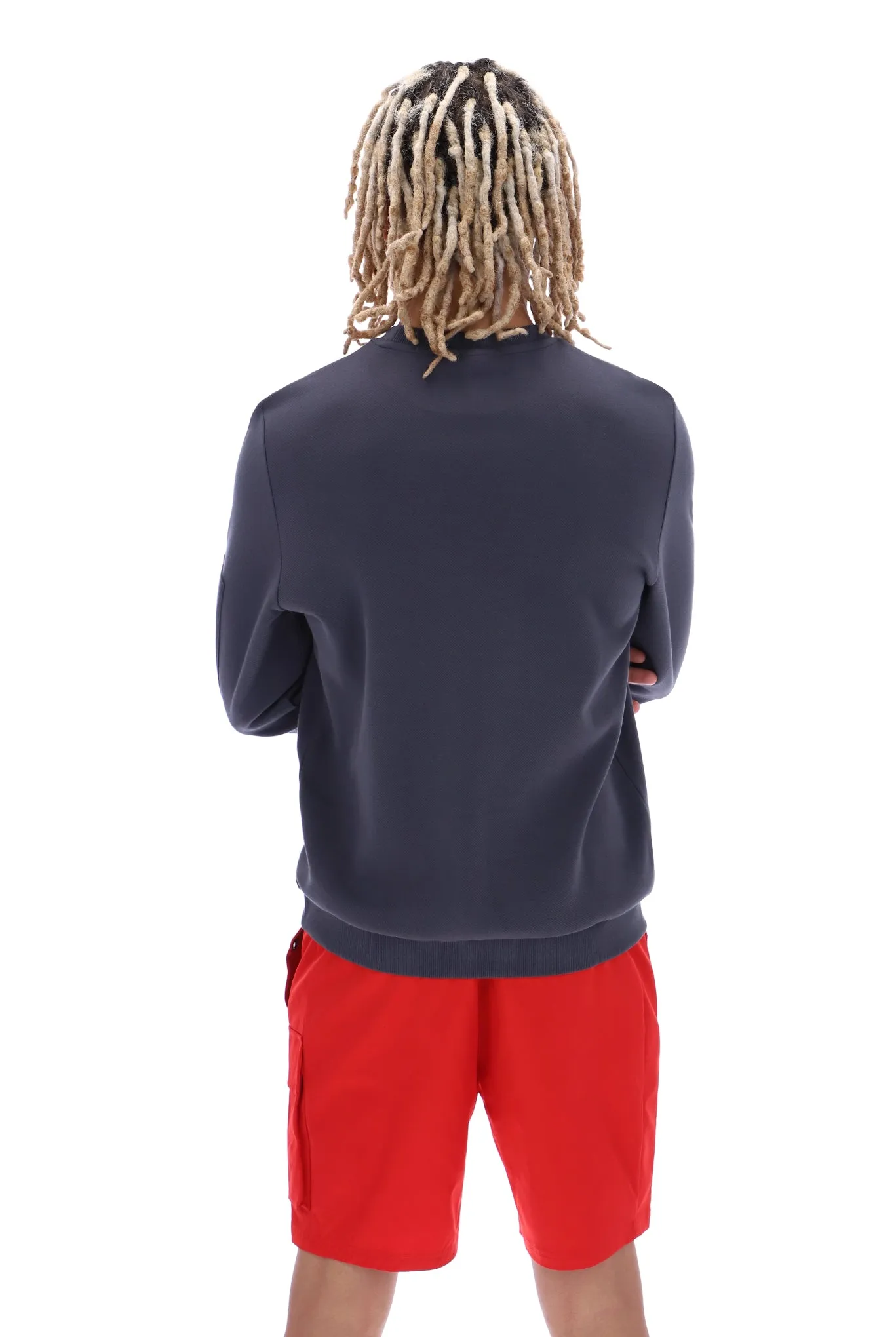 John Sleeve Pocket Crew Sweatshirt