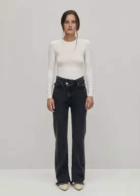 Kansas Black Denim Pants