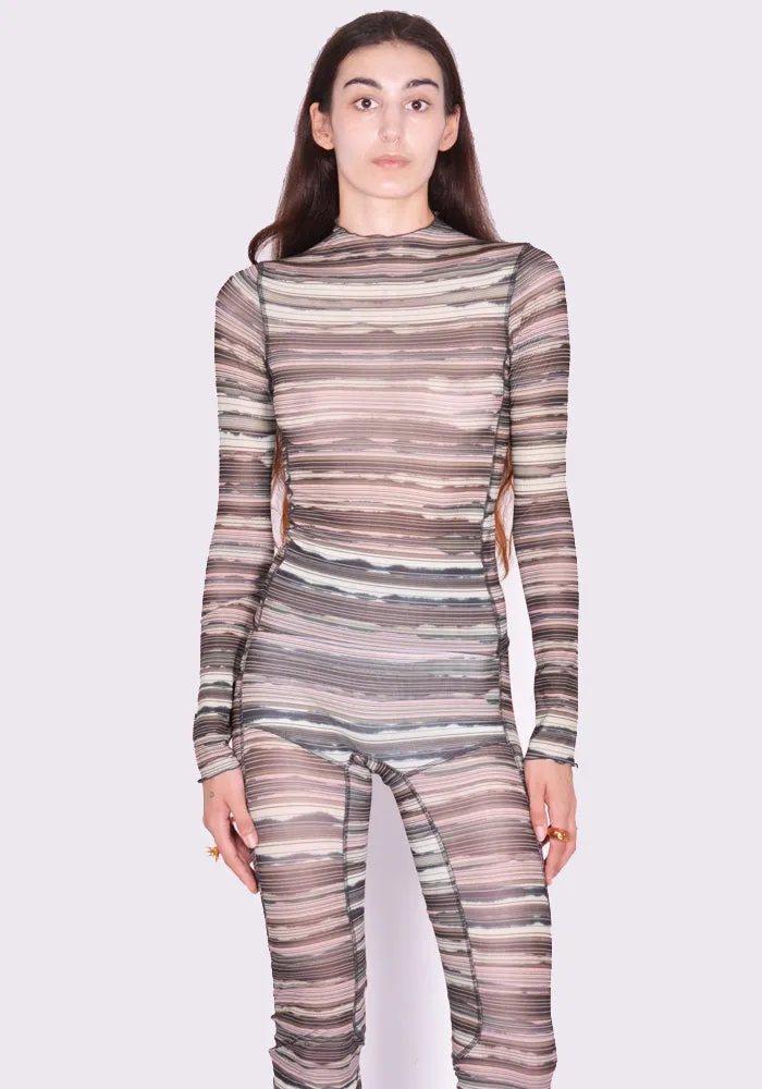 KNWLS HT0BLSTRIPE HALCYON TOP BLEACH STRIPES (New Season FW24)