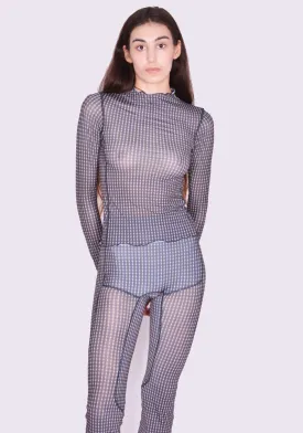 KNWLS HT0MICHECK HALCYON TOP GINGHAM CHECK (New Season FW24)