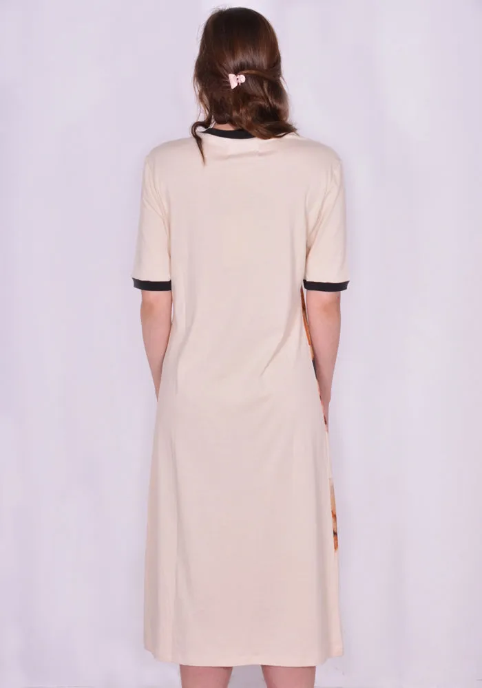 KUSIKOHC KUS4SS01KR-C5001.064 FANTASY FACE ONEPIECE IVORY (New Season SS24)