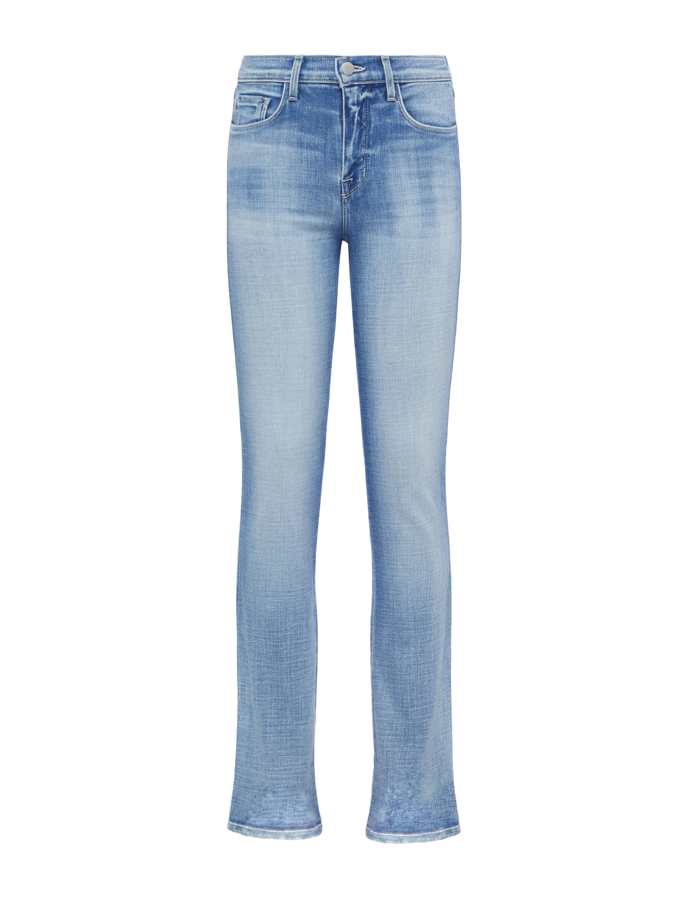L'Agence Harmo Slim Straight Leg Jeans