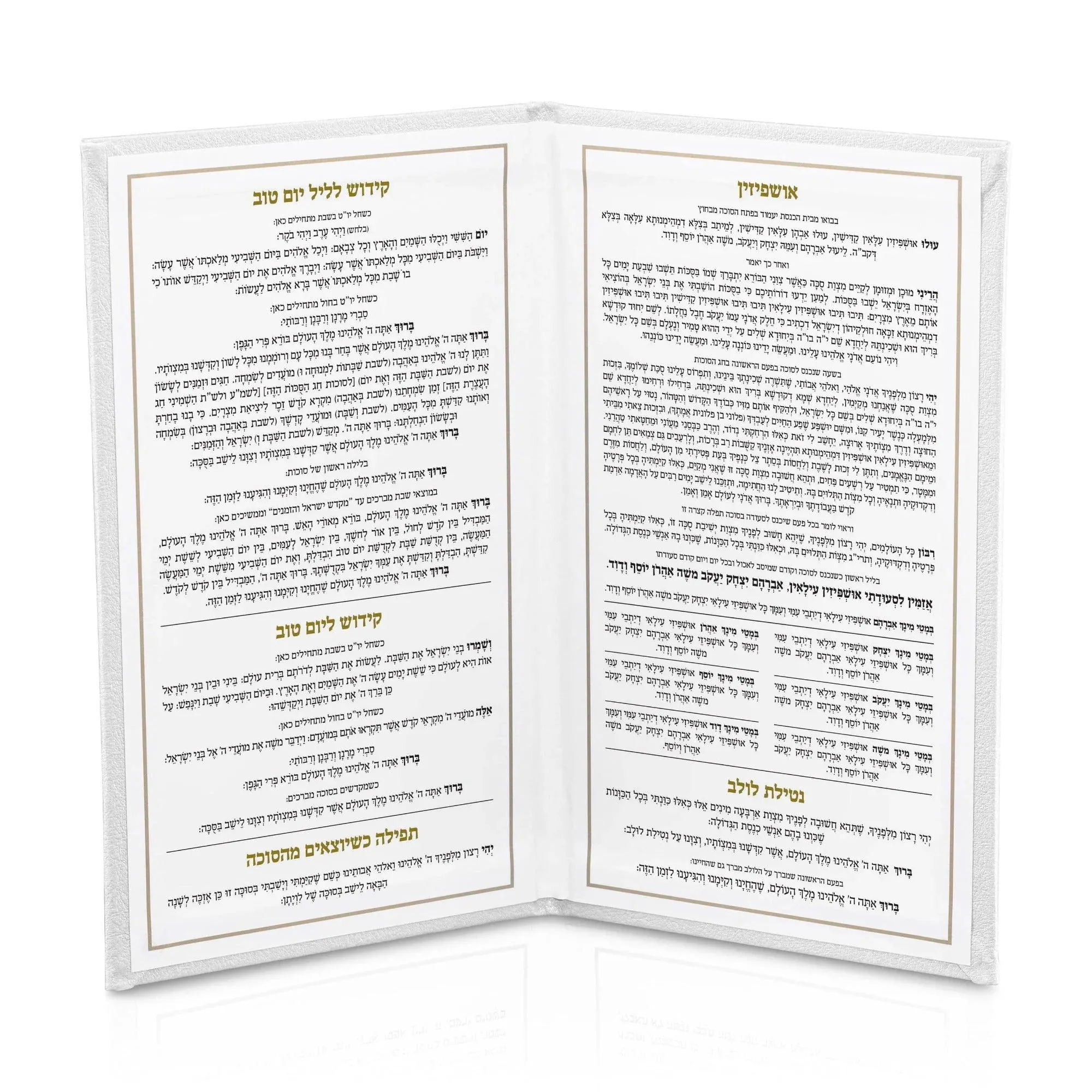 Leather Sukkos Booklet