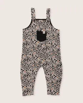Leopard Animal Jacquard Dungarees