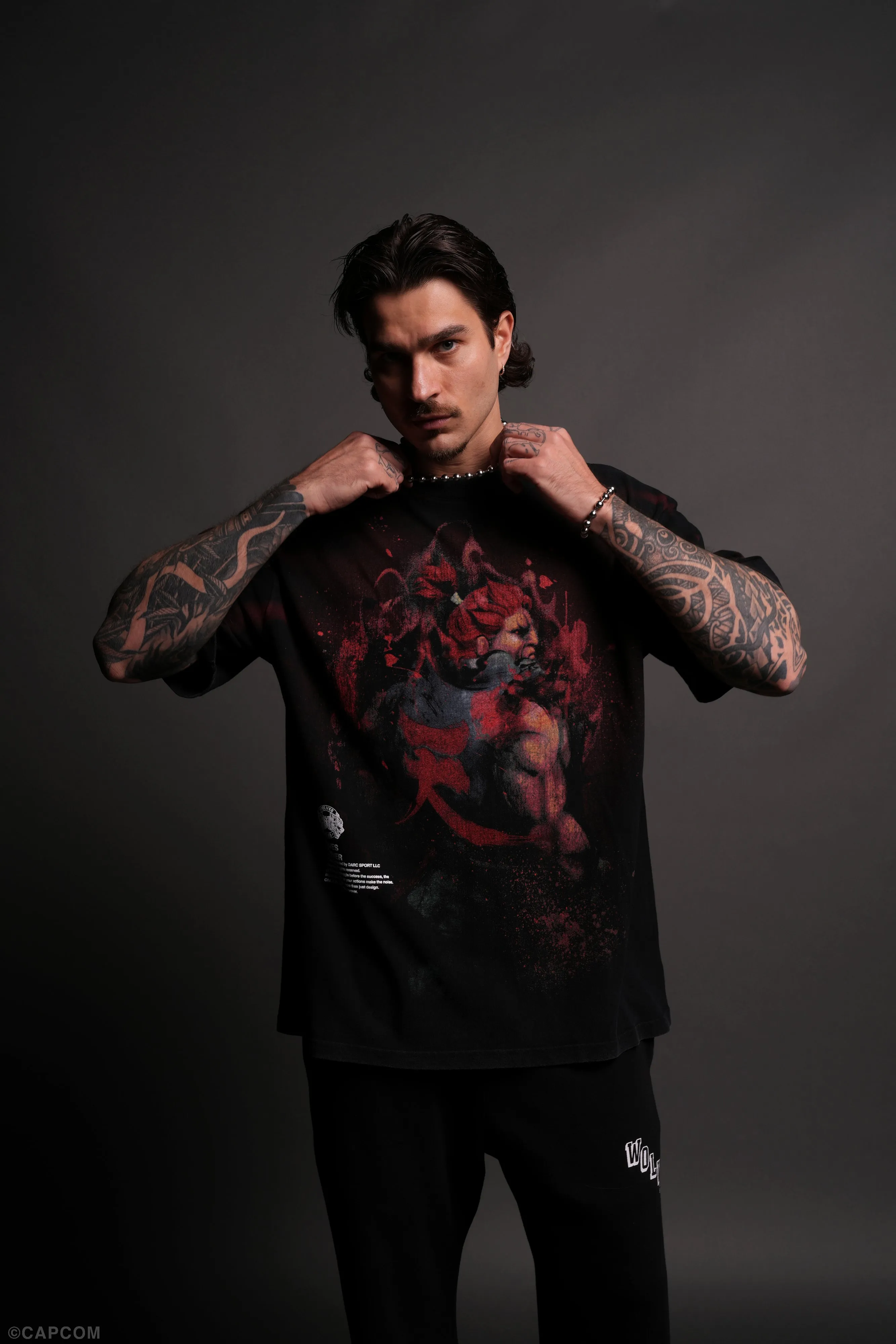Let's Get Started "Premium" Oversized Tee in Black