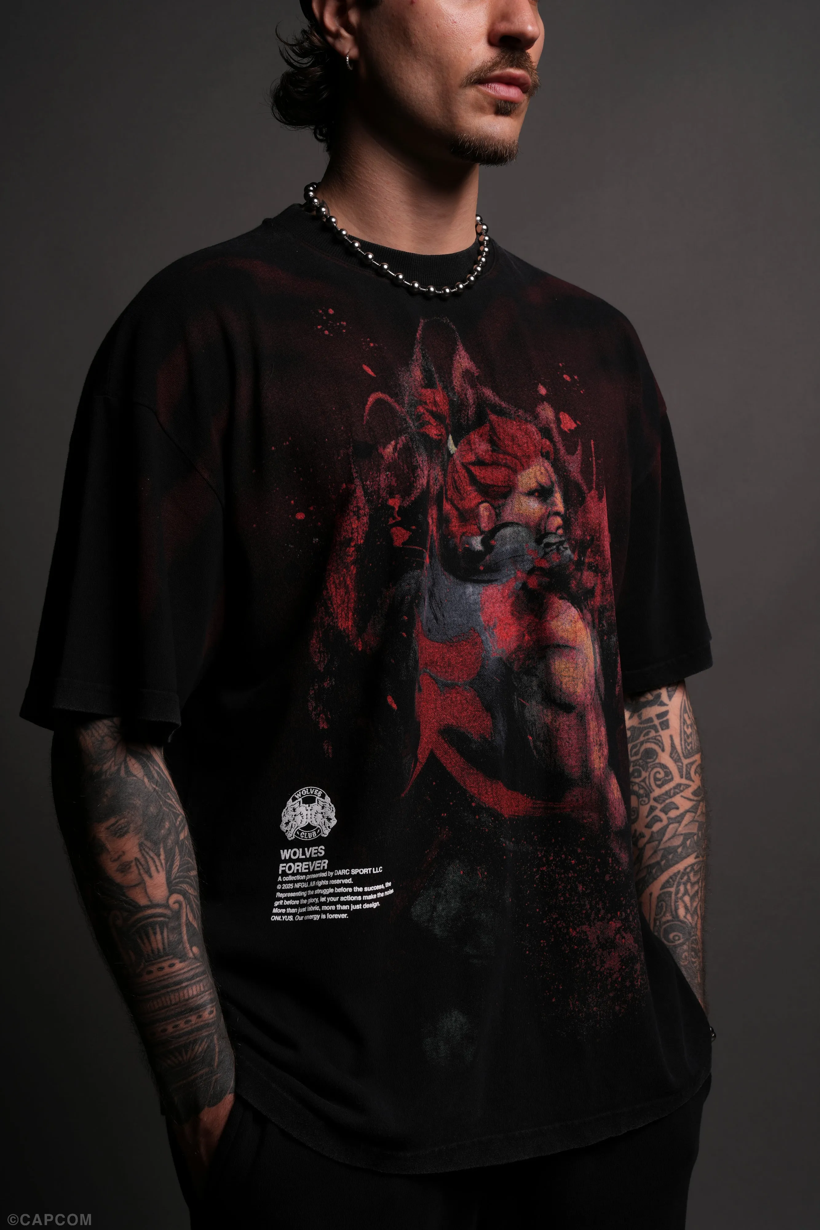 Let's Get Started "Premium" Oversized Tee in Black