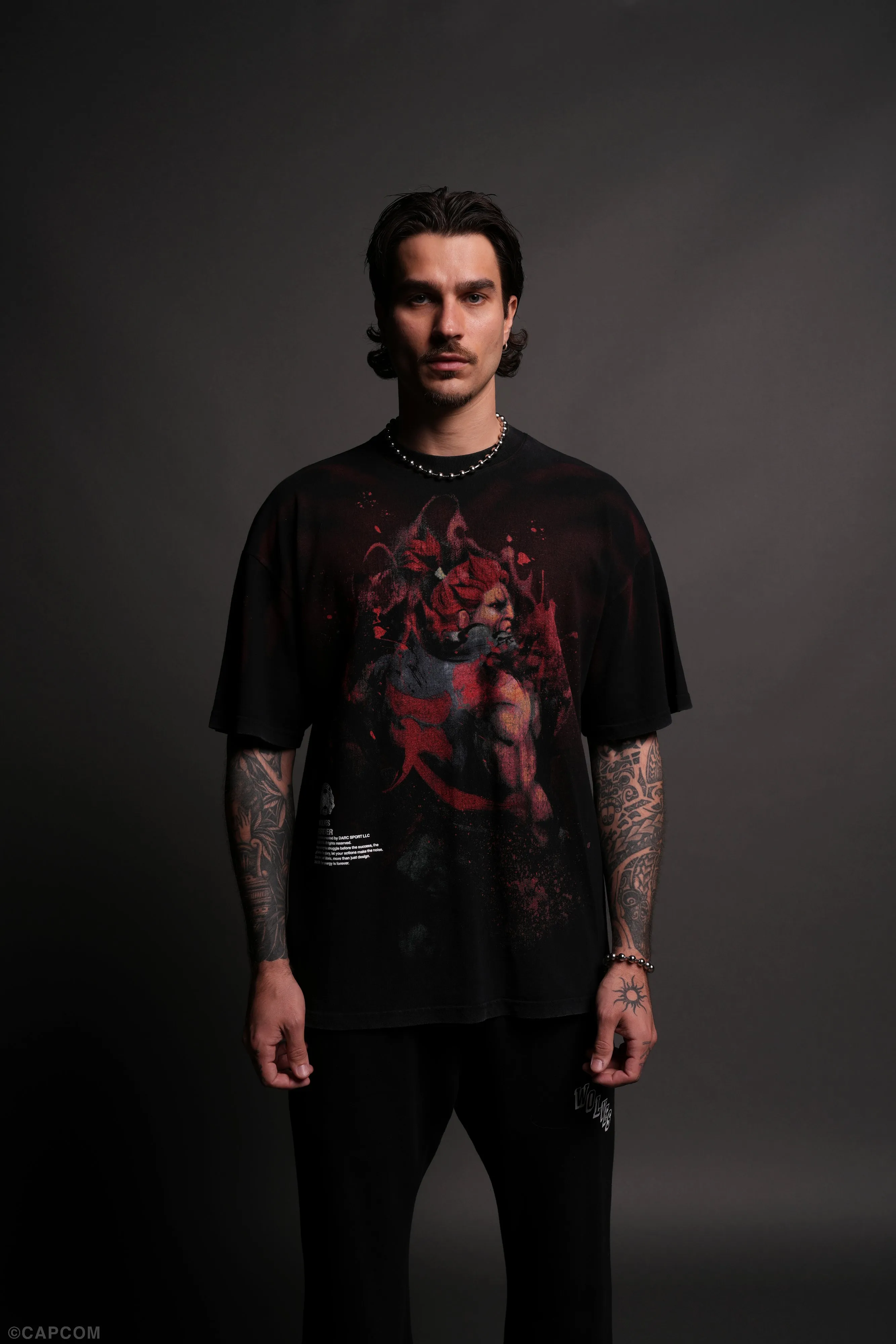 Let's Get Started "Premium" Oversized Tee in Black