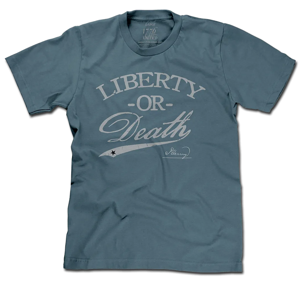 Liberty Or Death Shirt - Indigo