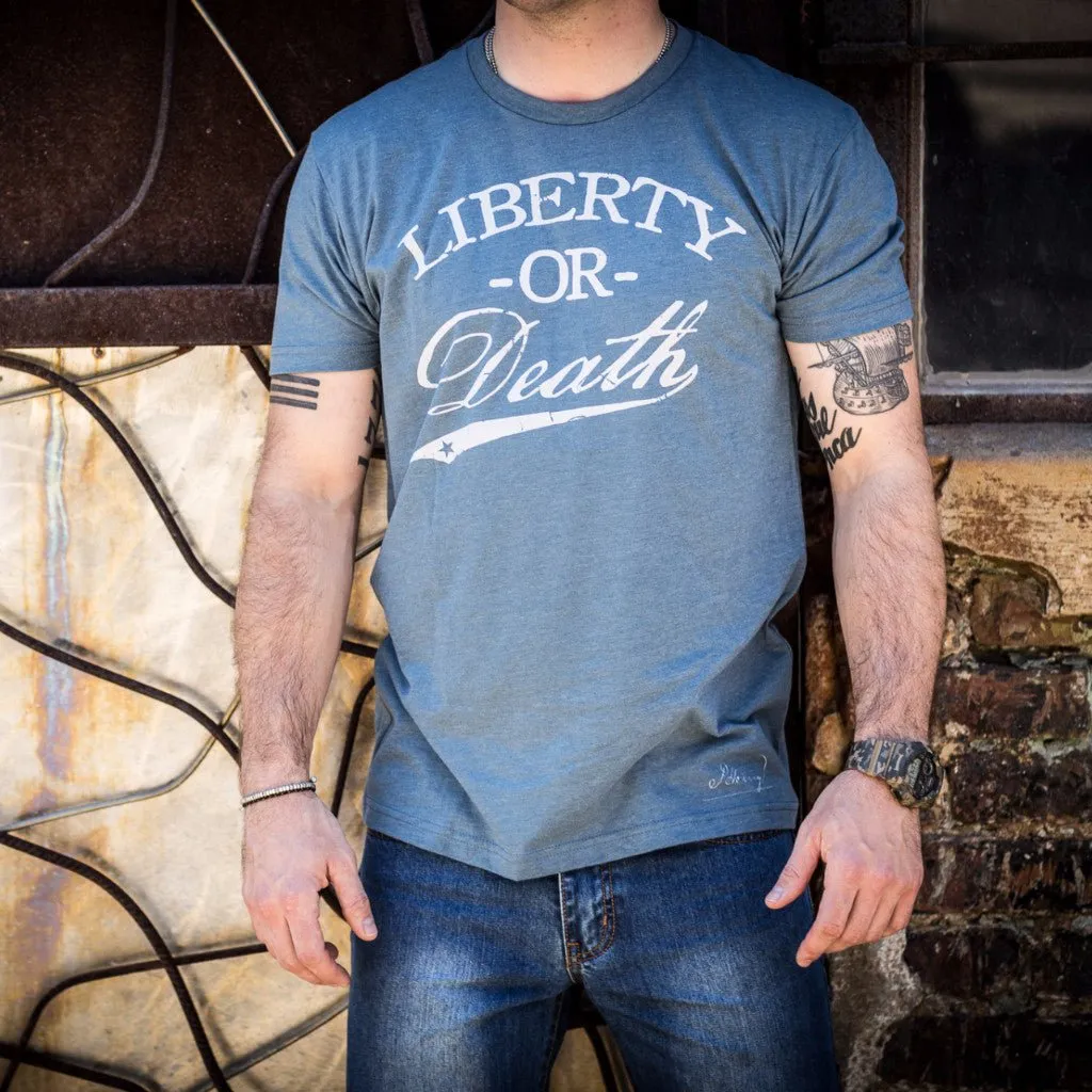 Liberty Or Death Shirt - Indigo