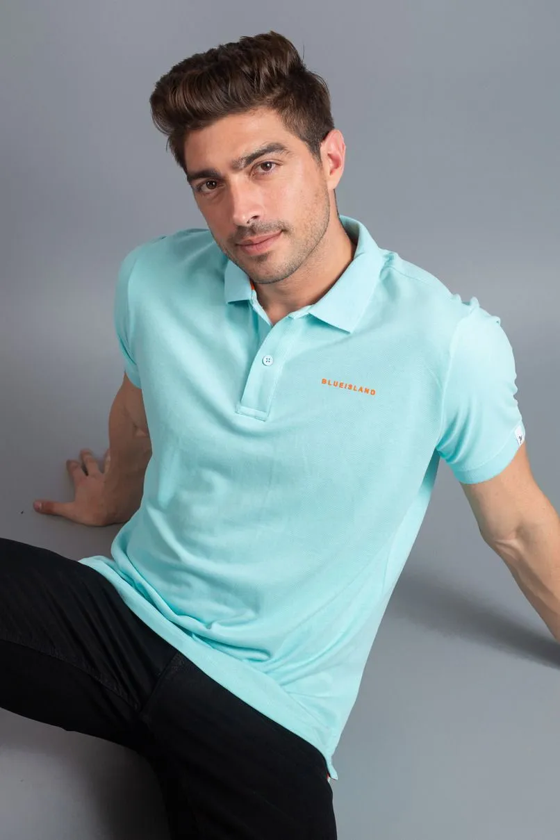 Lite Blue Solid TShirt - Stain Proof
