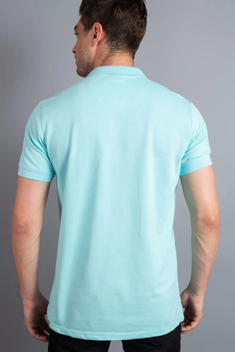 Lite Blue Solid TShirt - Stain Proof