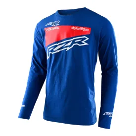 Long Sleeve Tee Polaris Blue / Red