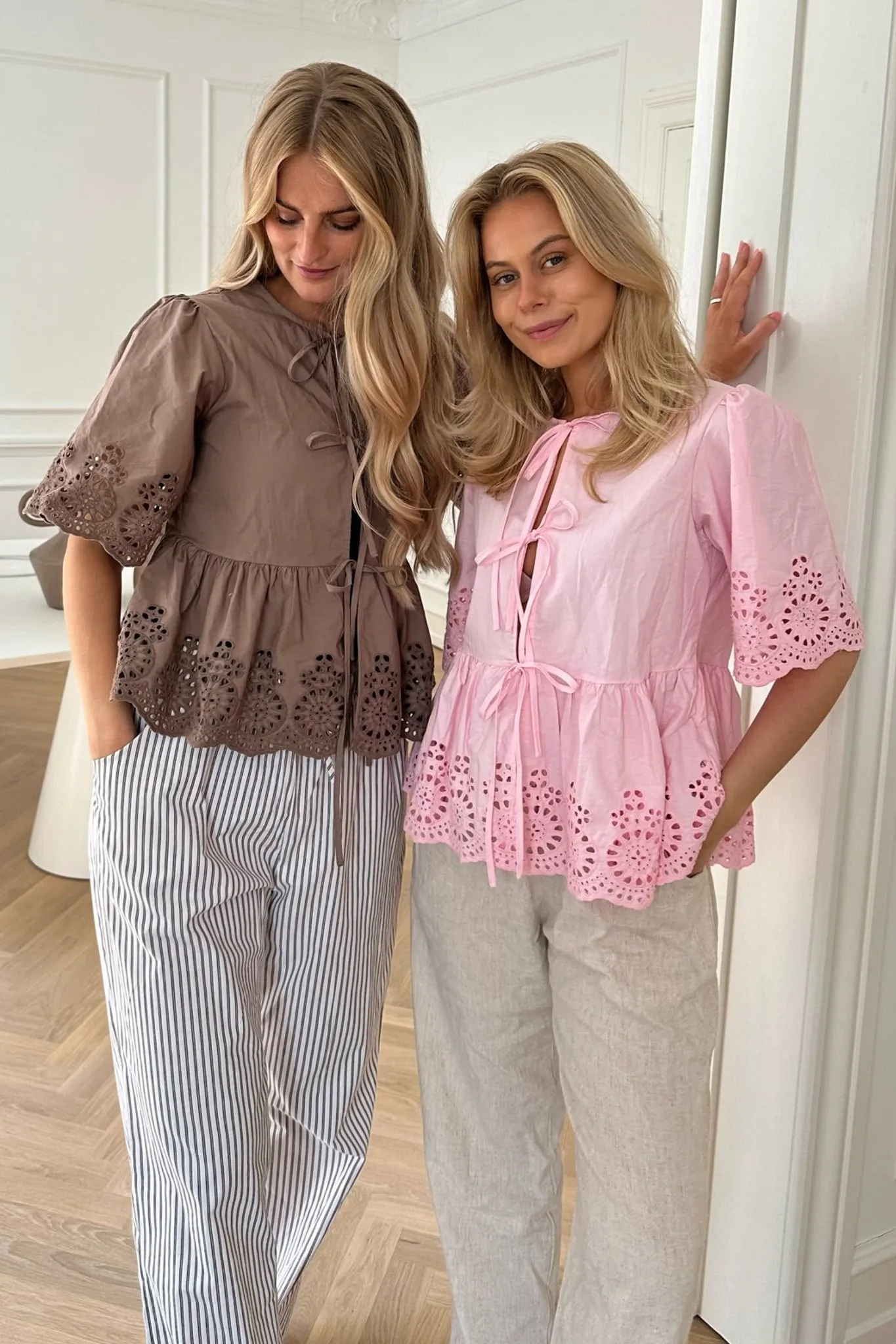 LulaIC Top - Brun Broderi