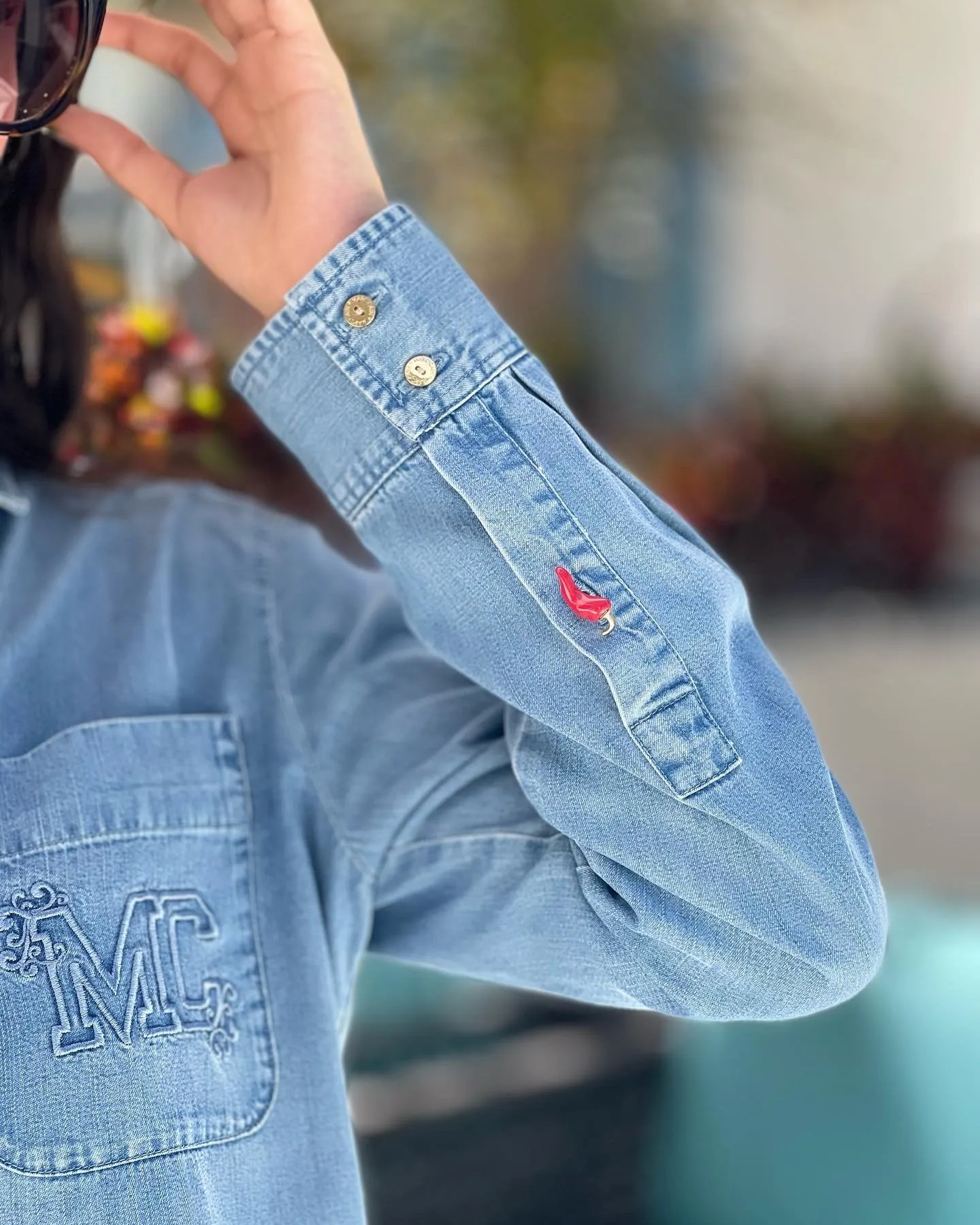 Marc Cain Denim Blouse 351