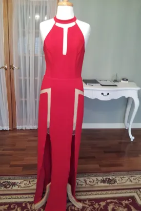 MESH PANEL in Red by Bariano