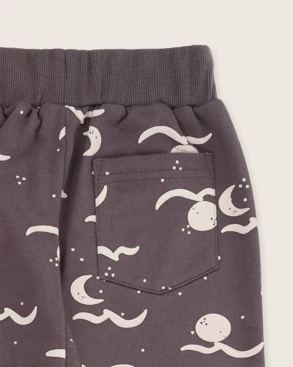 Midnight Moon Wave Harem Joggers