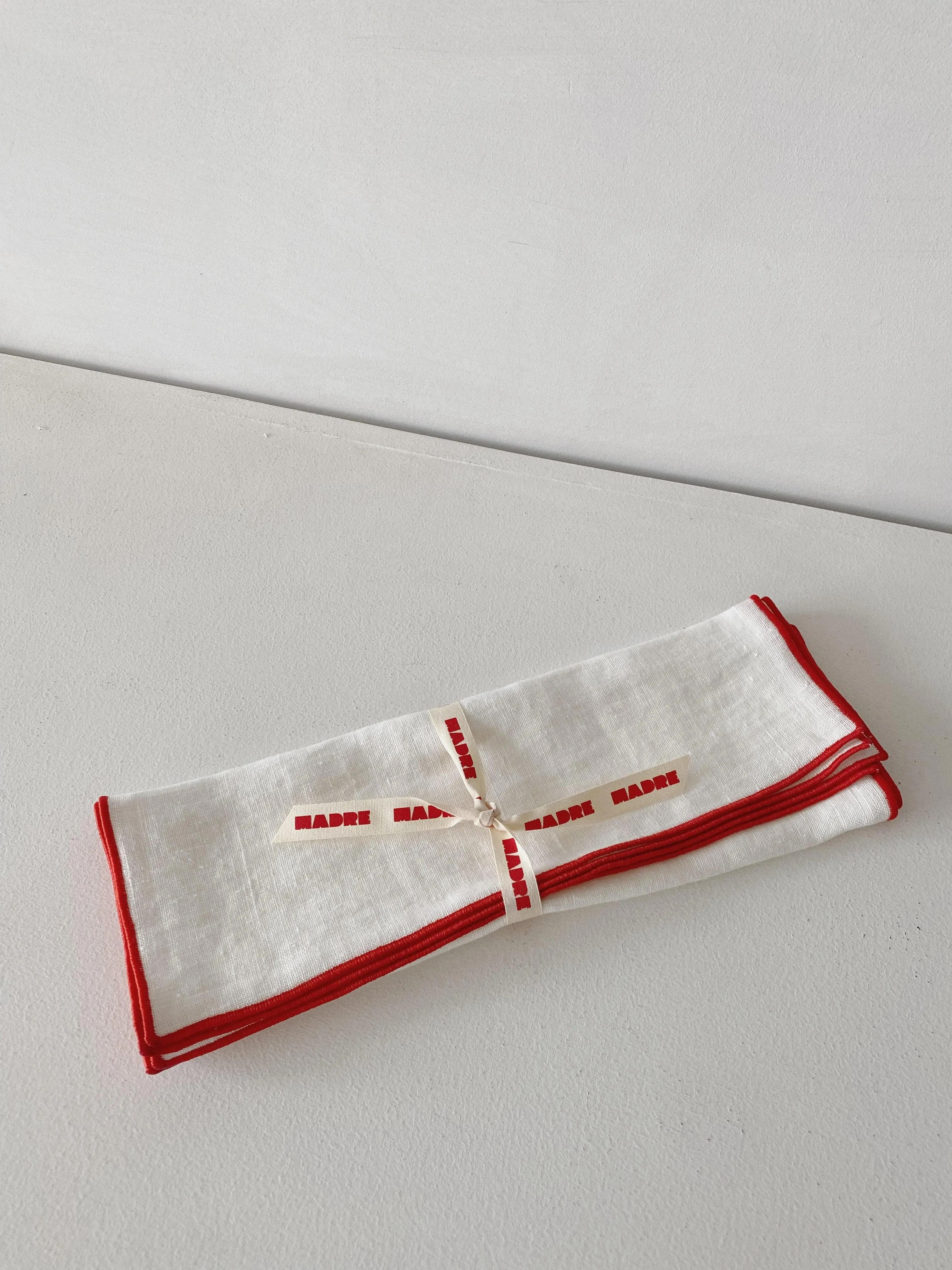 napkin set in leche