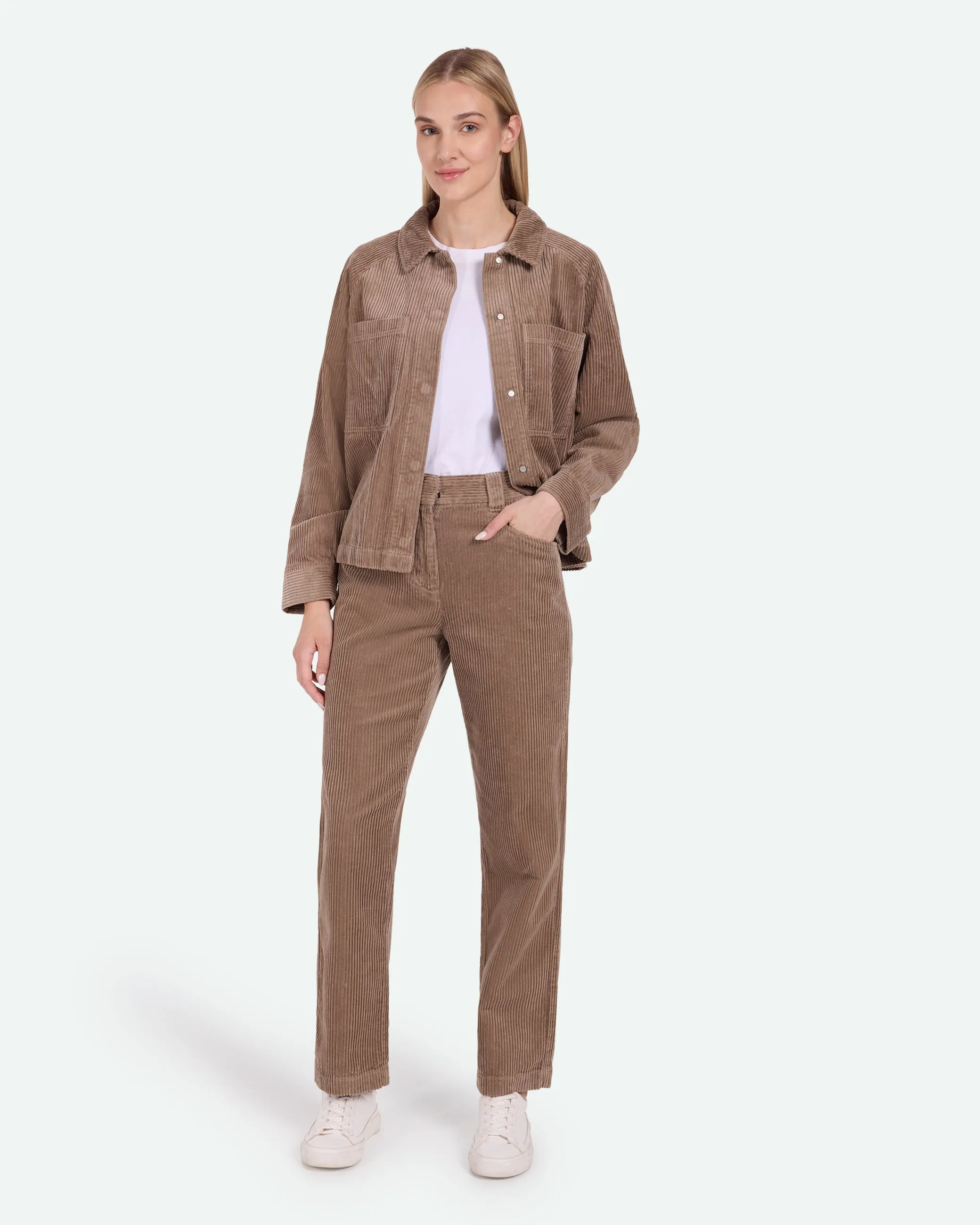 Olena 9133 Overshirt - Pine Bark