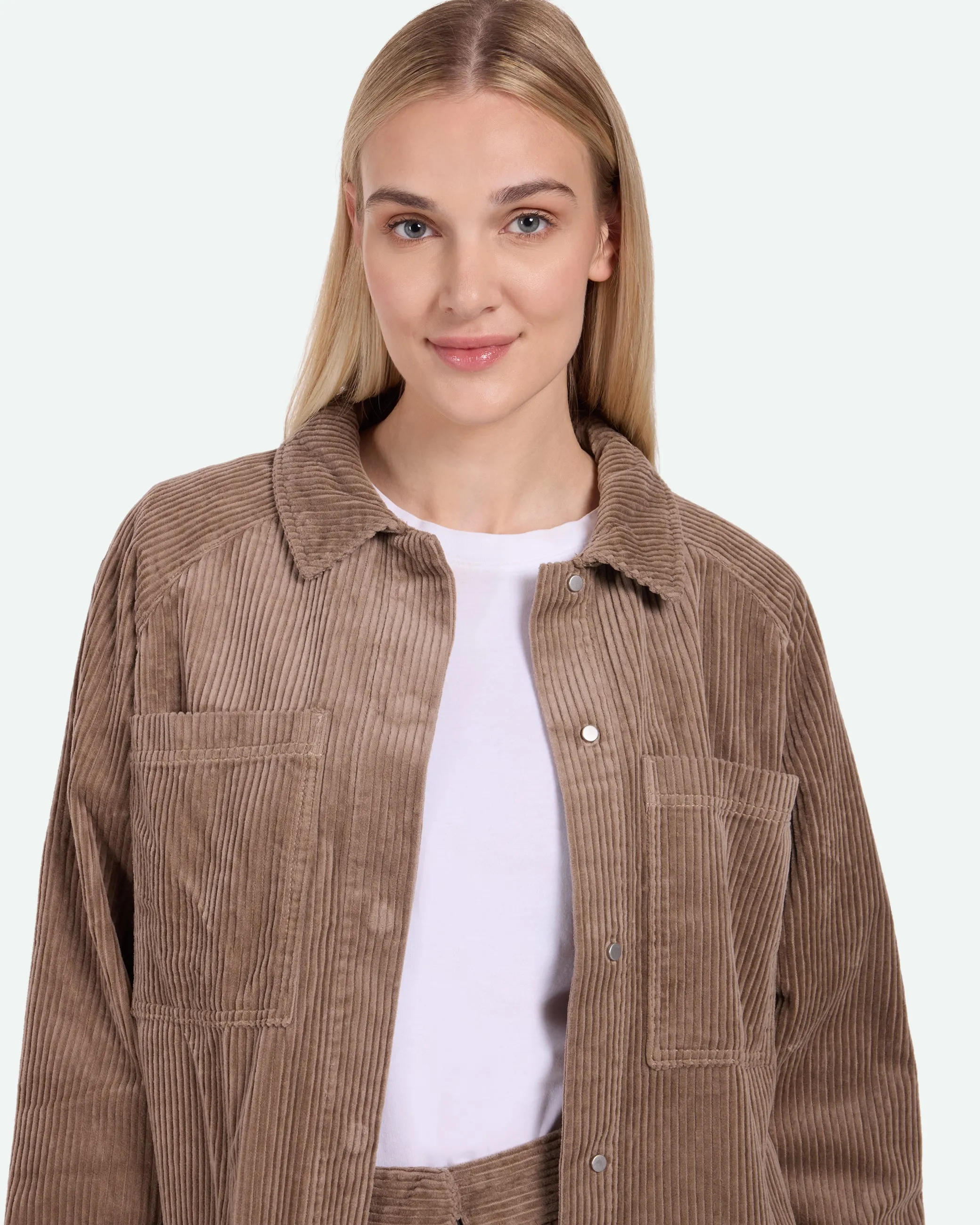Olena 9133 Overshirt - Pine Bark