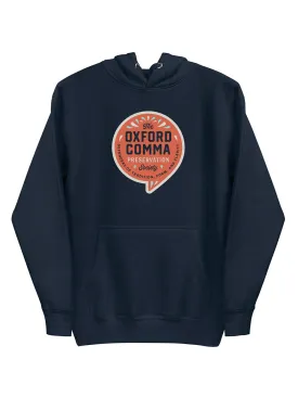 Oxford Comma Preservation Society Unisex Hoodie (Print Shop)