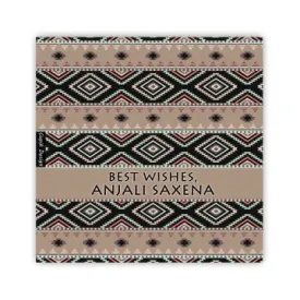 Personalised Black Aztec Gift Tags