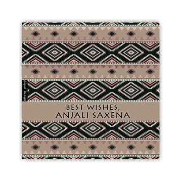 Personalised Black Aztec Gift Tags