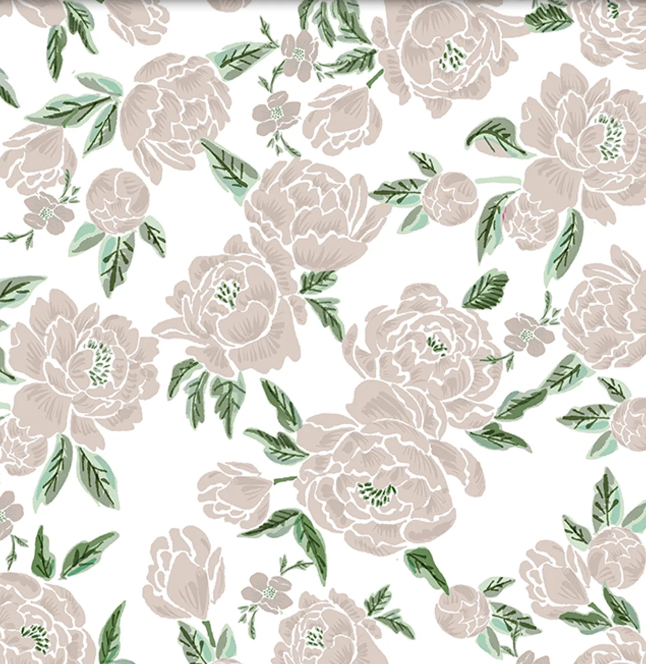 Pocket Square - Peony Prosecco