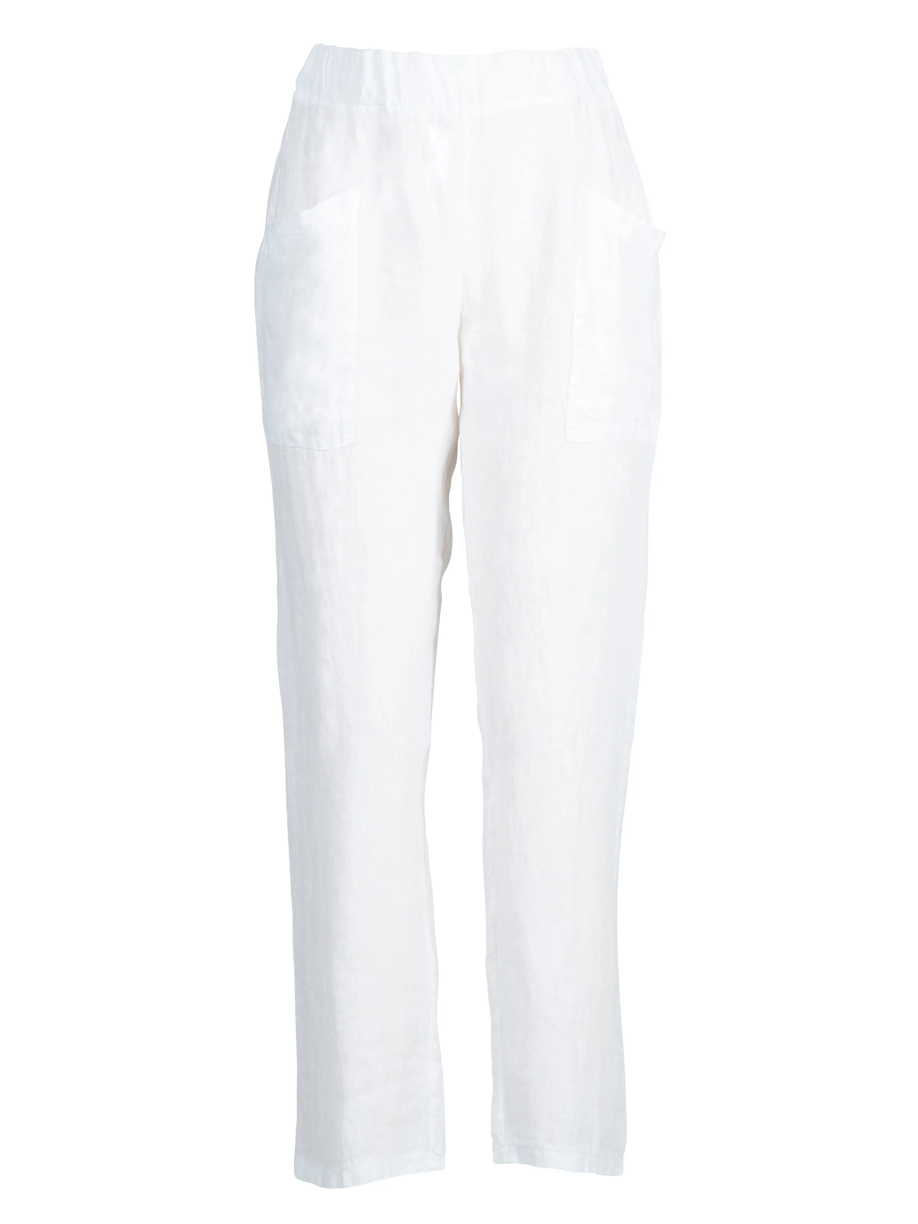 POLETTE Leinenhose - Weiss