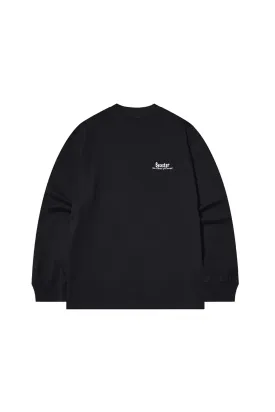 Printed Cotton Hoodie-Black