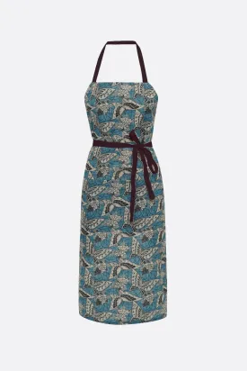 PRINTED LINEN APRON