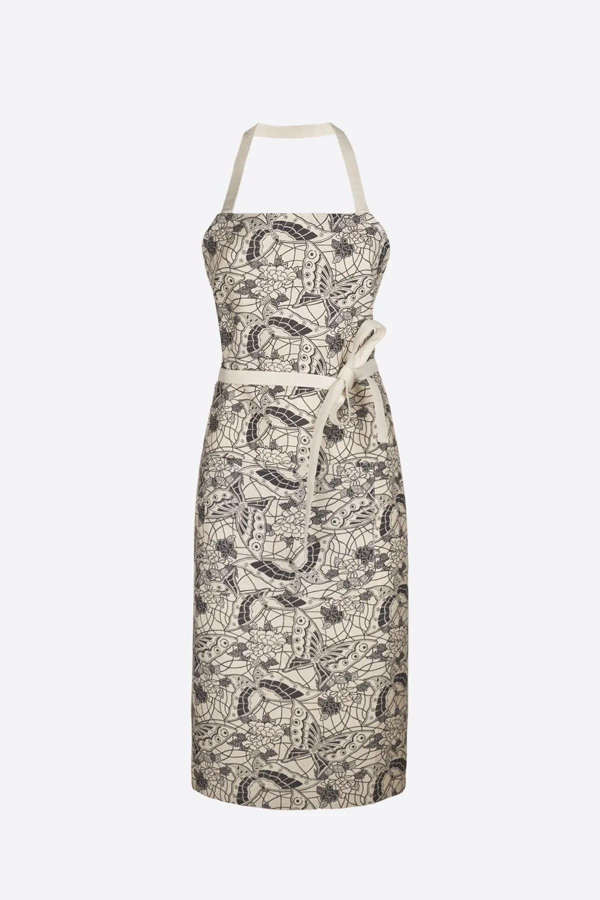 PRINTED LINEN APRON