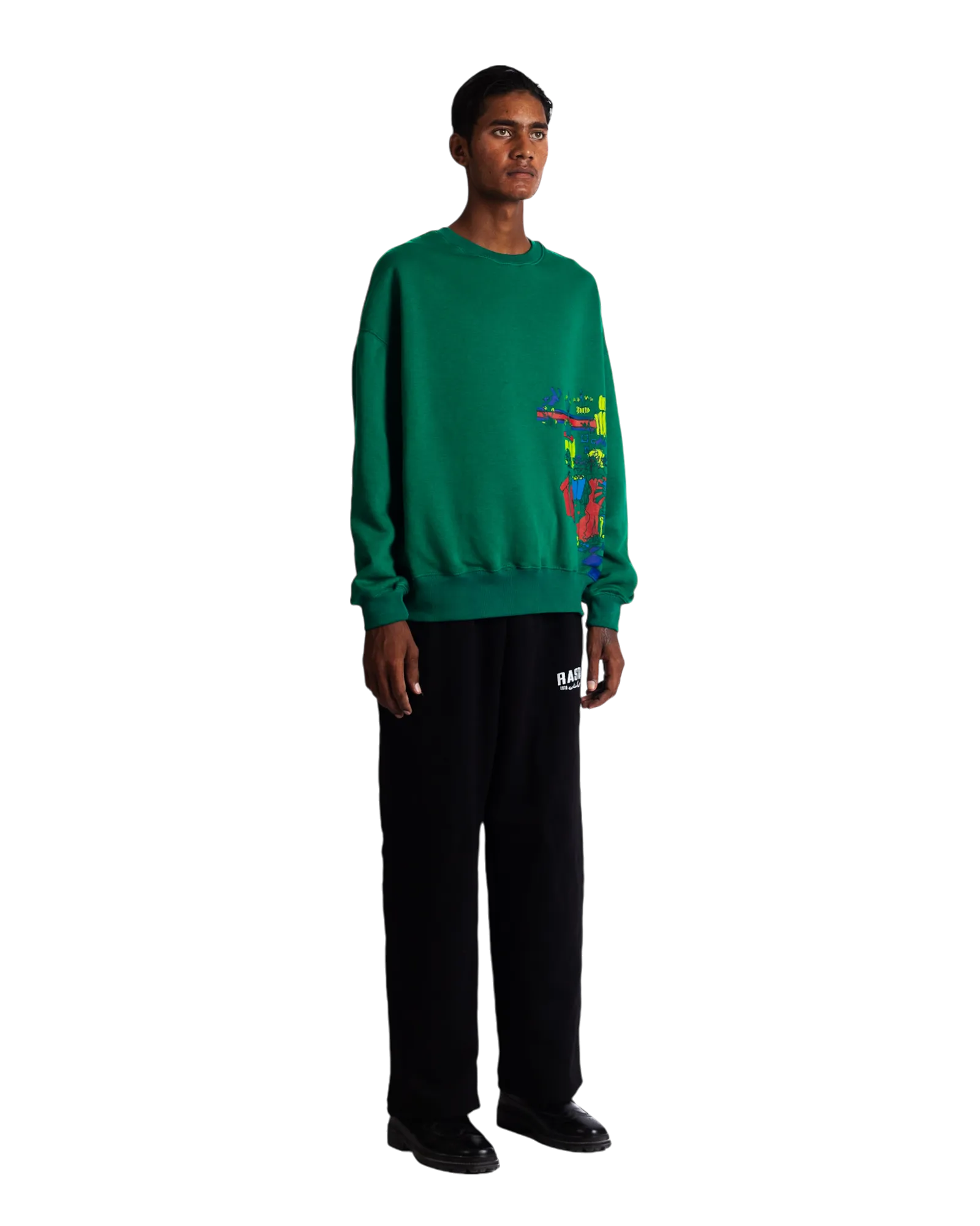 "MONEYBALL" GREEN SWEATSHIRT