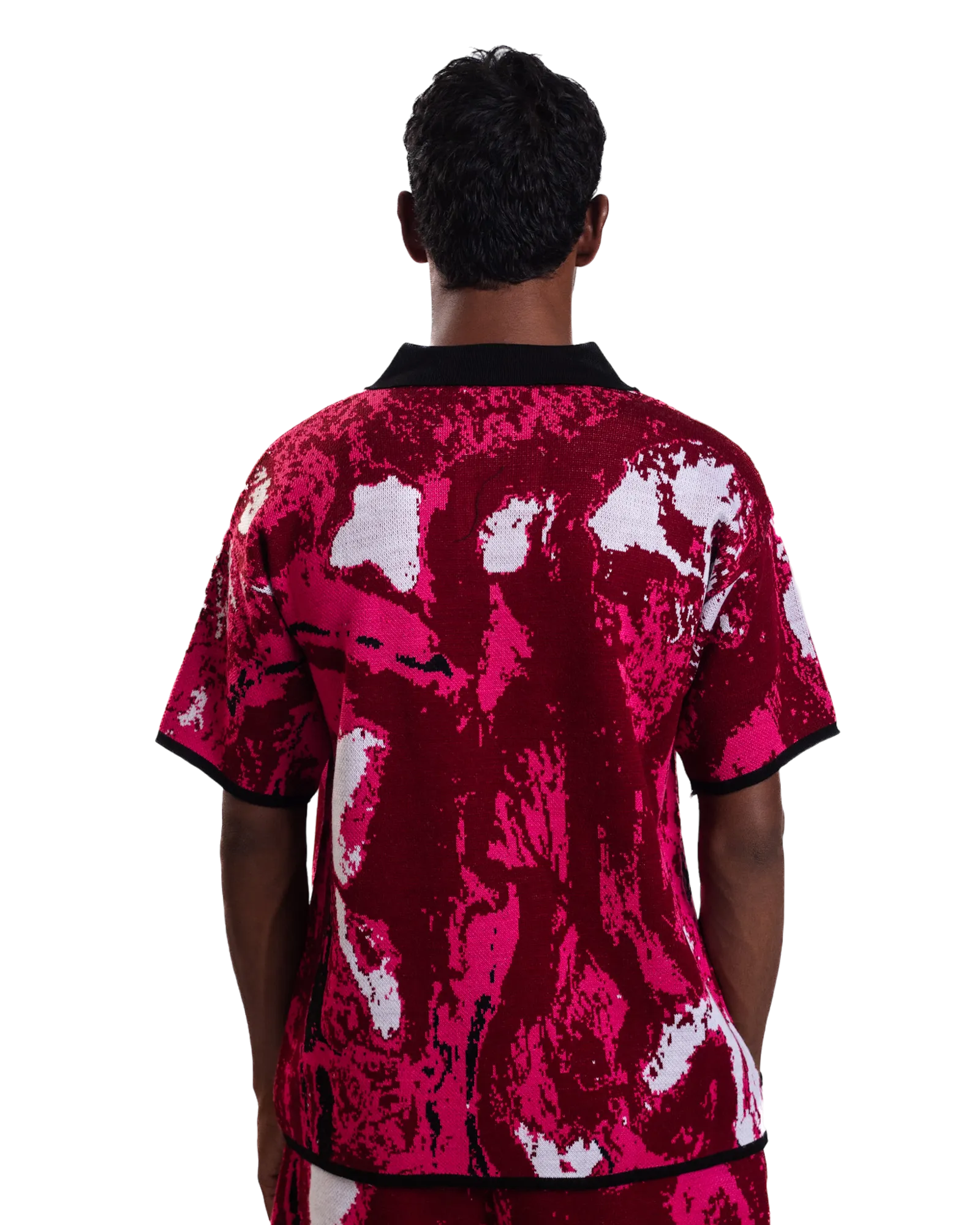 "RADIANT TIDE" JACQUARD POLO