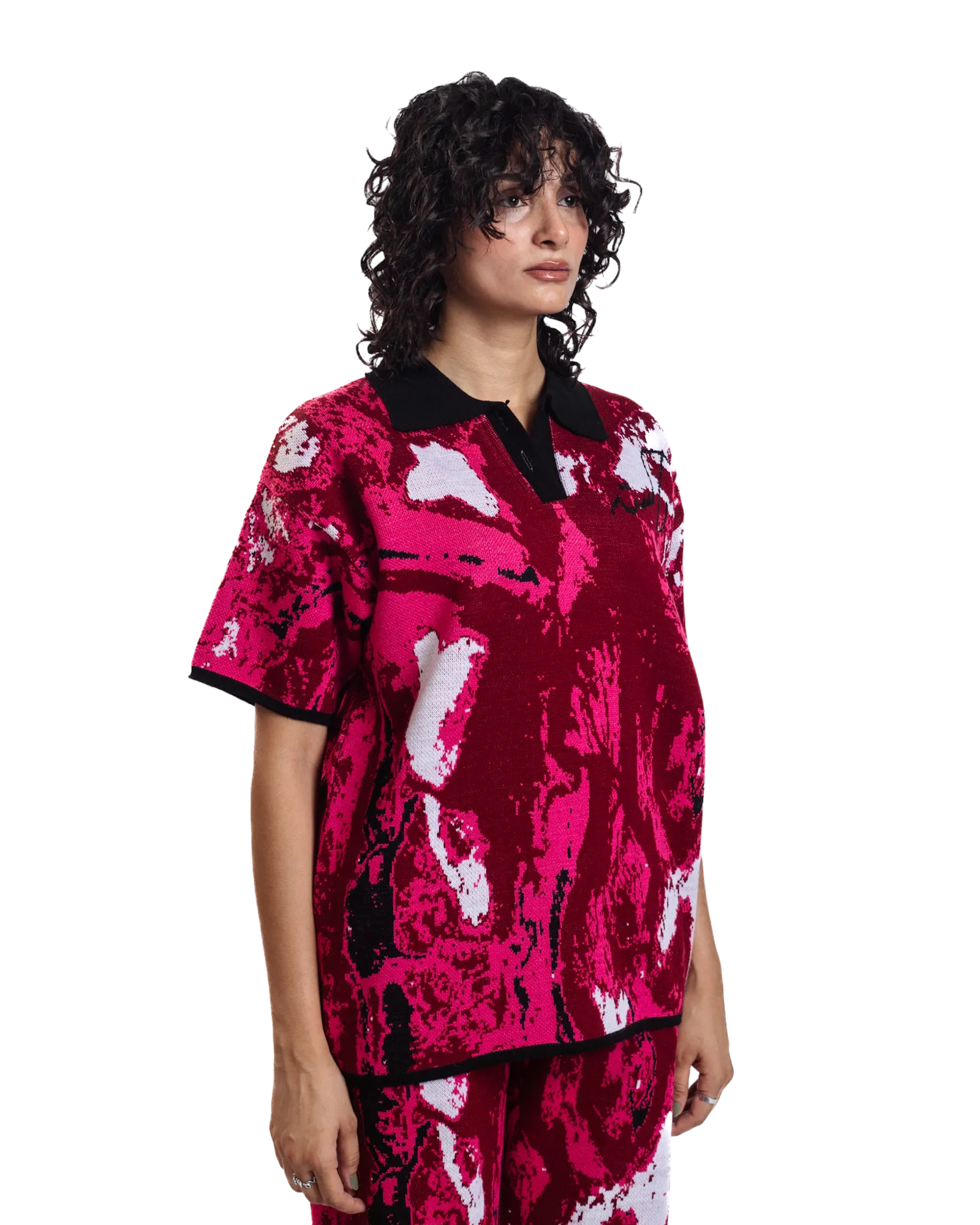 "RADIANT TIDE" JACQUARD POLO