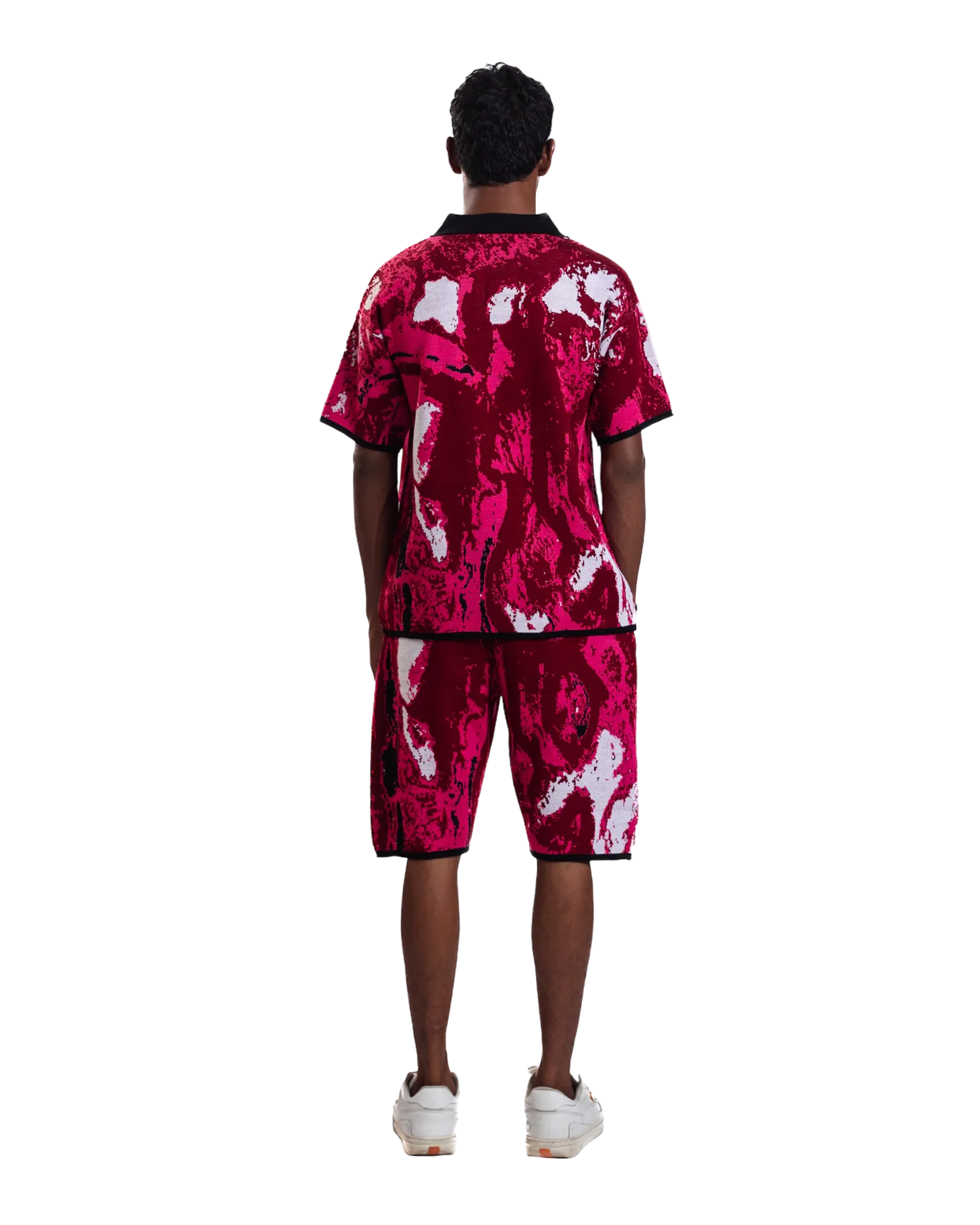 "RADIANT TIDE" JACQUARD POLO