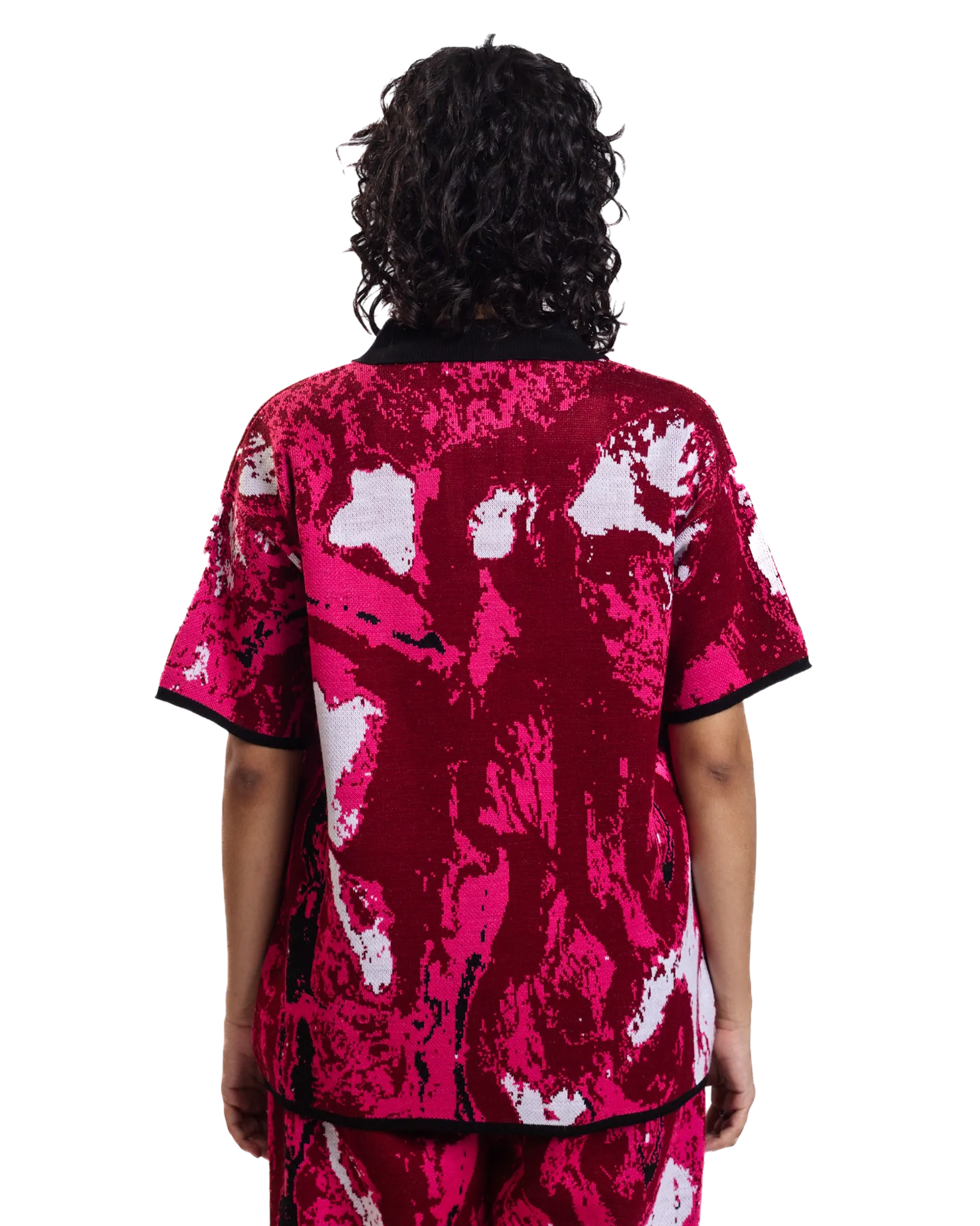 "RADIANT TIDE" JACQUARD POLO