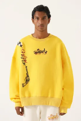 "TAXI DRIVER" SCREEN PRINT SWEATSHIRT