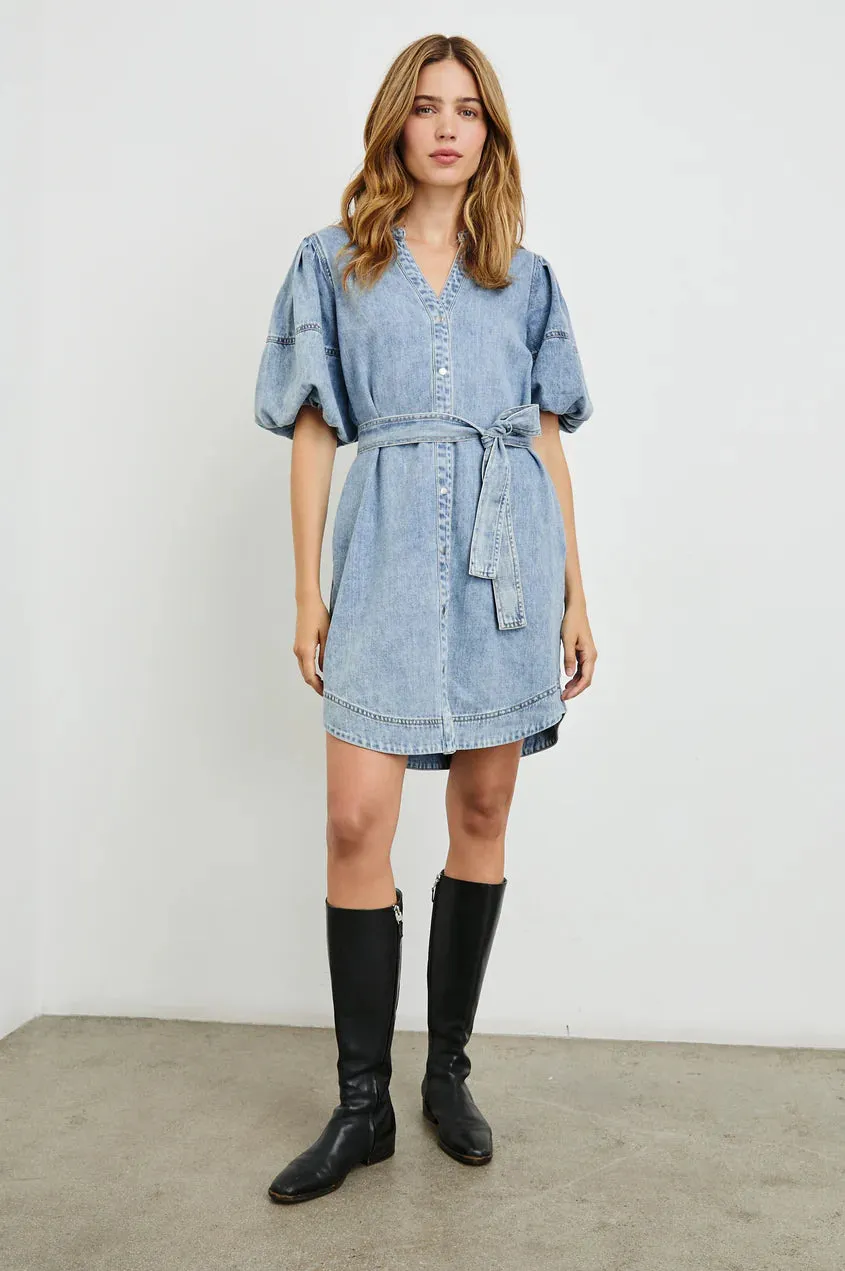 Rails Kingsley Midi Dress Faded Indigo