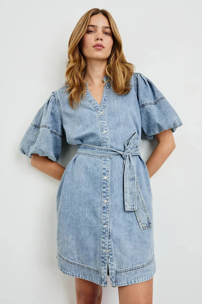 Rails Kingsley Midi Dress Faded Indigo