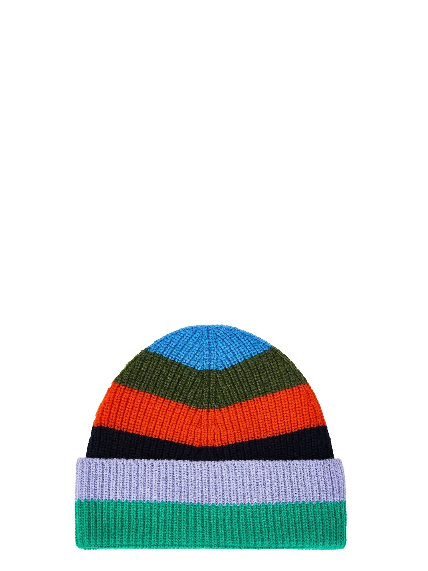 Rainbow Merino Wool Beanie