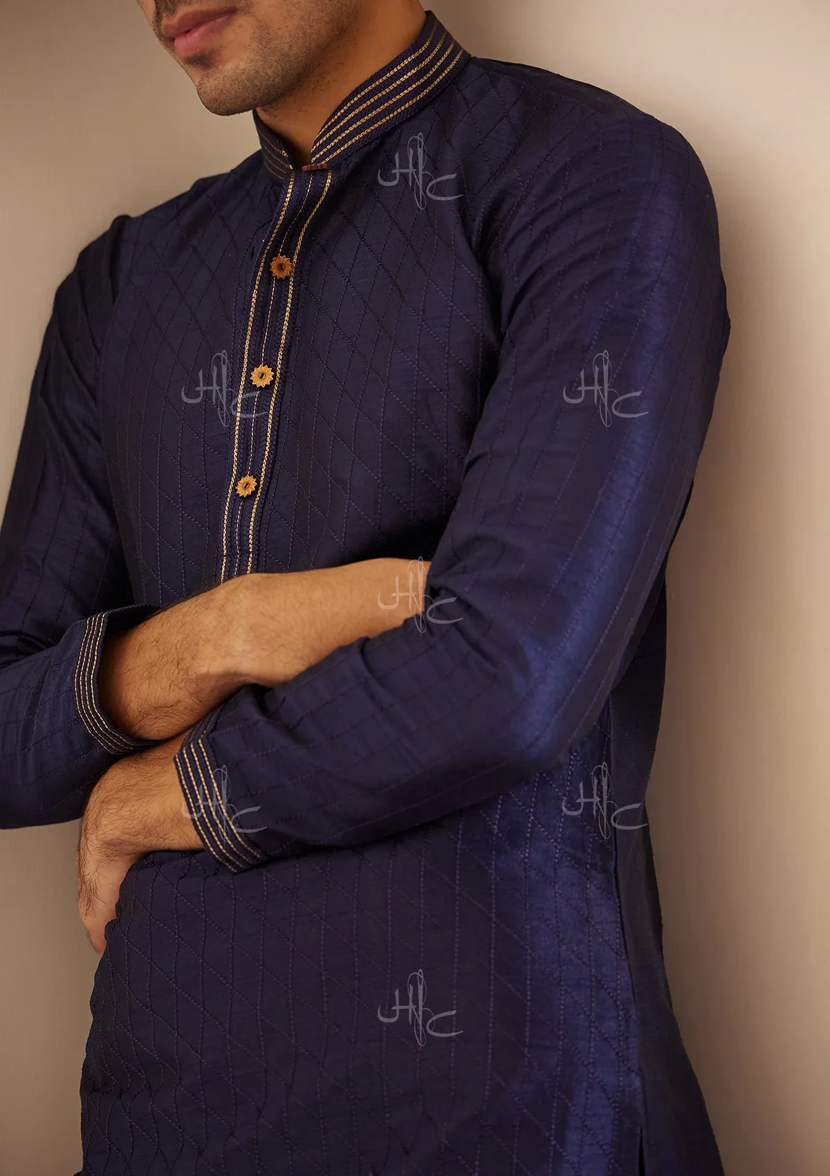 Rashid Silk Straight Men's Kurta Set