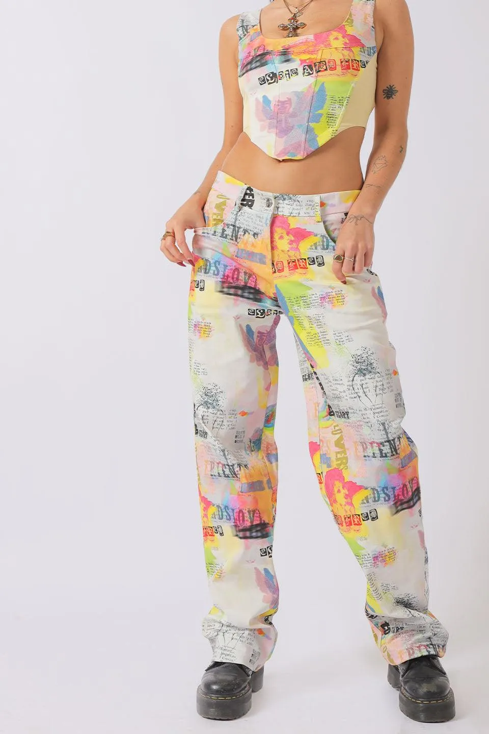 Renaissance Cherub Baggy Low Rise Jean